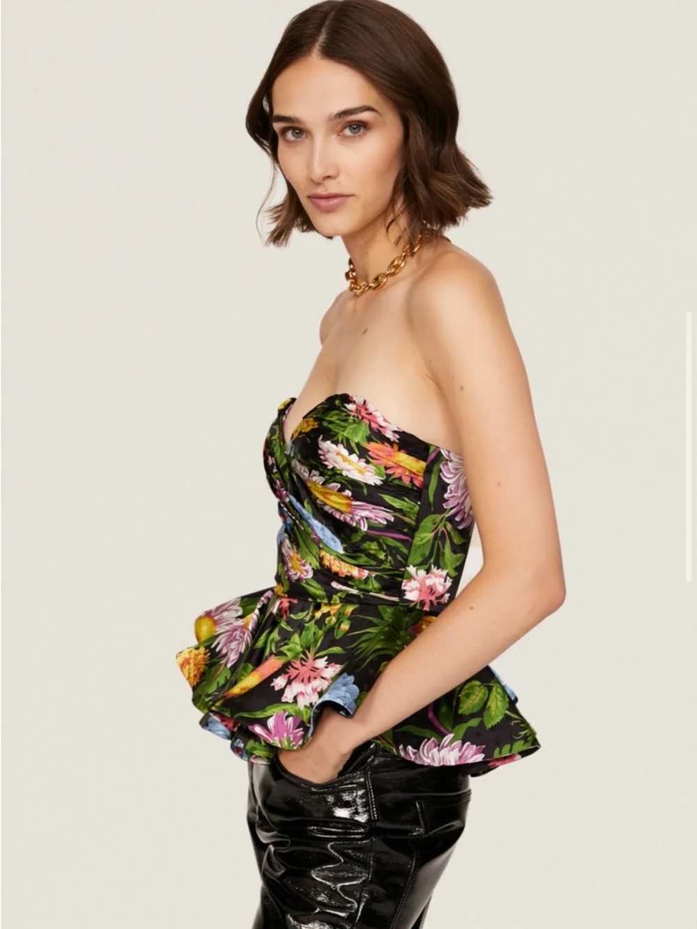 Ronny Kobo Tara Strapless Top